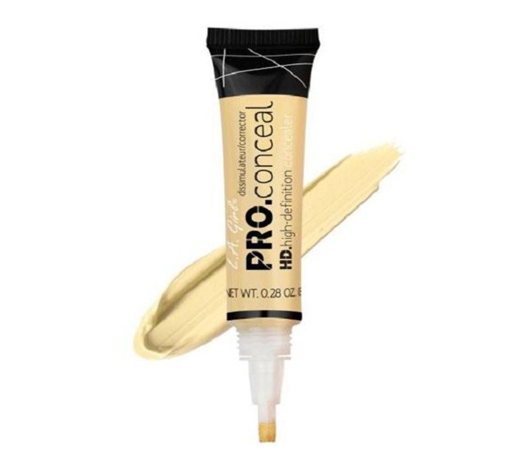 LA Girl HD Pro Concealer  Light Yellow Corrector-8gm-USA 