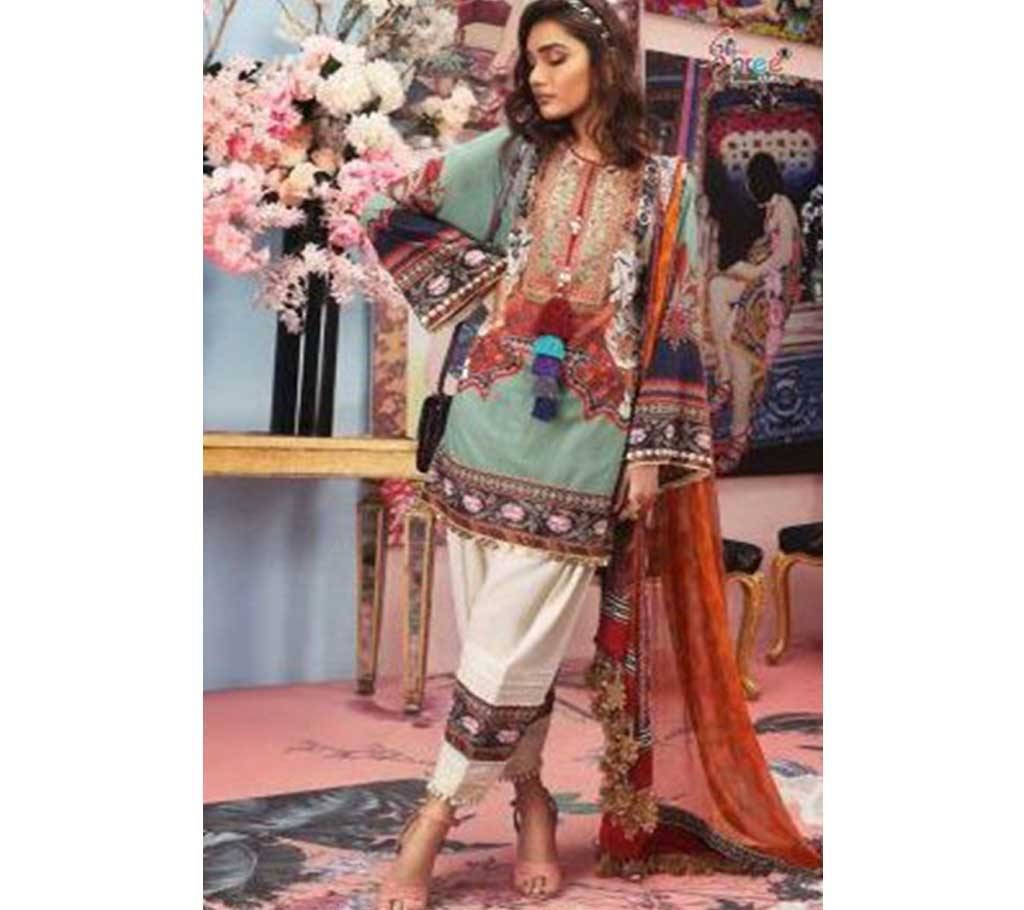 Sana Safinaz Muzlin Collection Unstitched Cotton 3Pcs- 6532
