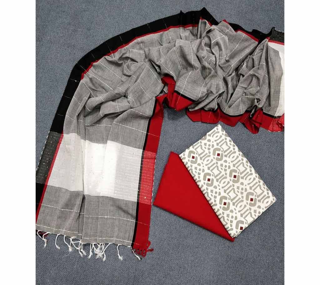 Homemade Tat Original Cotton Multi Color Deshi Shalwar Kameez-029