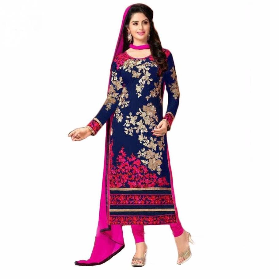 Block Printed Unstitched Three-pcs