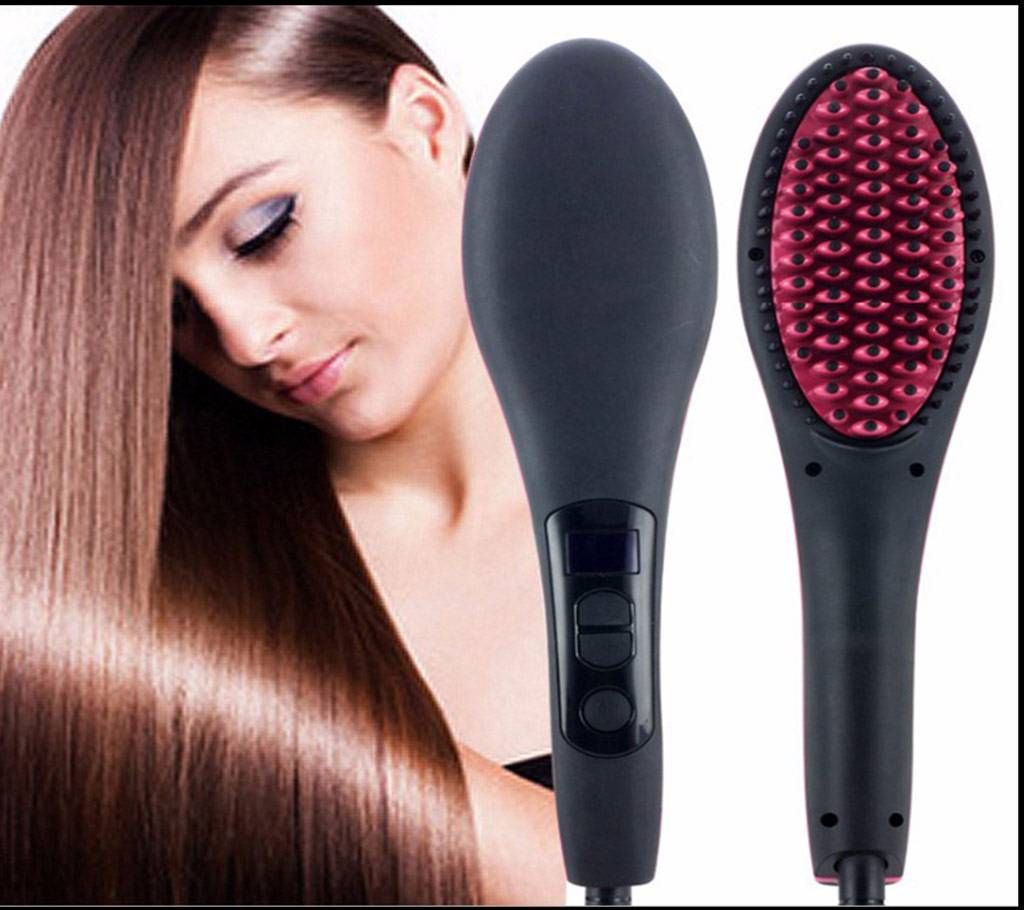 Straight Ceramic Hair Straightening Brush