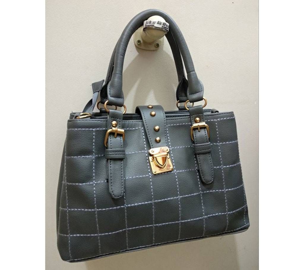Ladies Handbag 3 Part - Ash Color