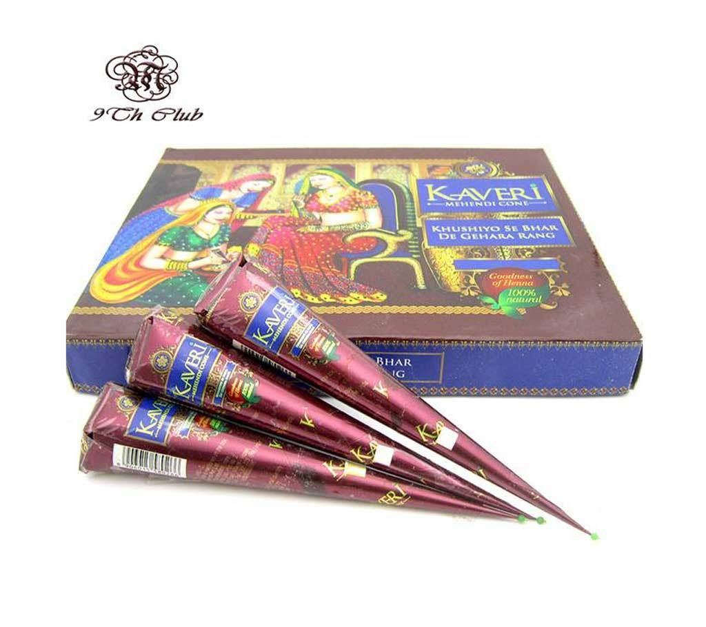 Kaveri Mehendi Cone 12 PCS (India)