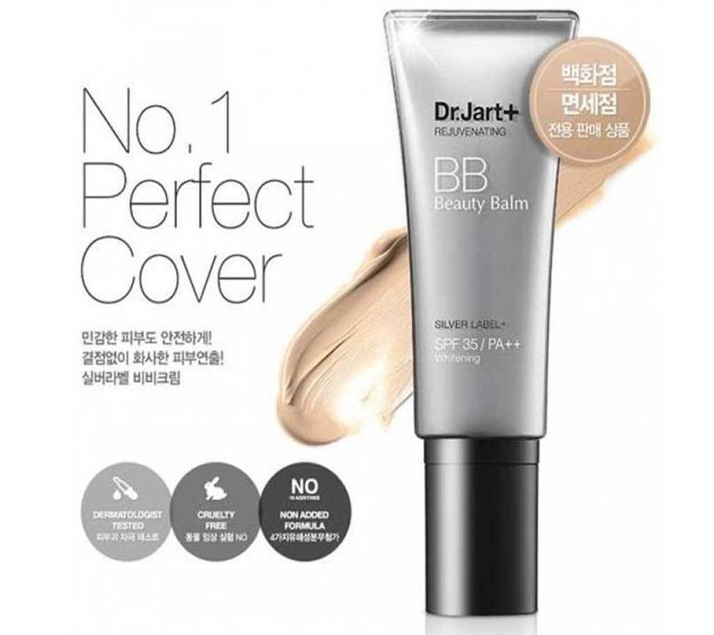 Dr. Jart+ Rejuvenating BB Cream Beauty Balm Silver Label+ SPF35 PA++ Brightening 40ml Korea