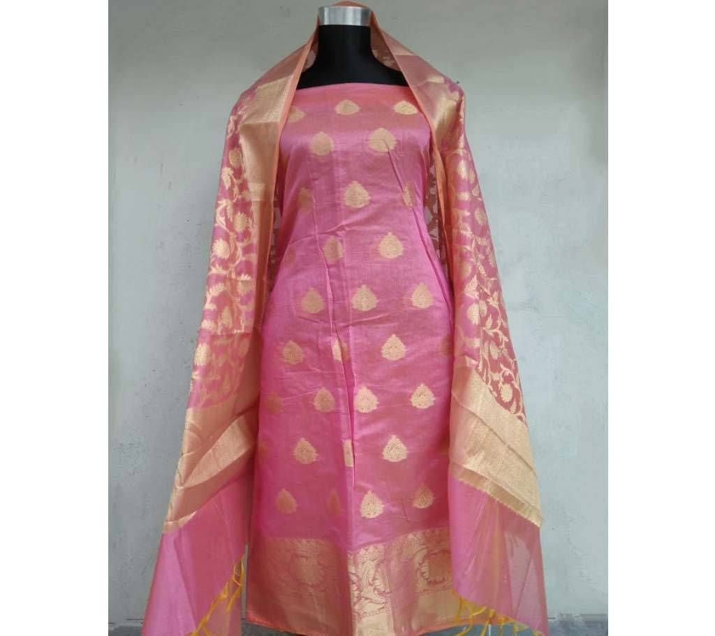 Unstitched katan two pieces