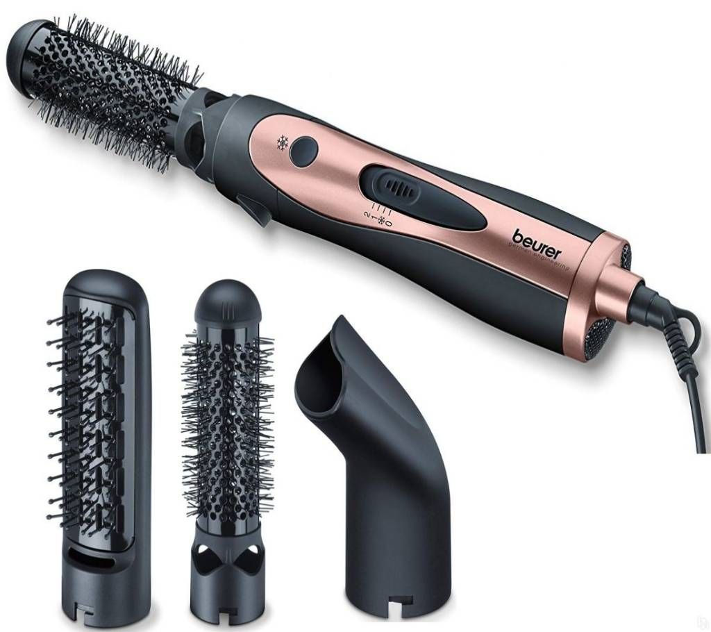 Beurer HT50 Hot Air Brush - Black and Rose Gold