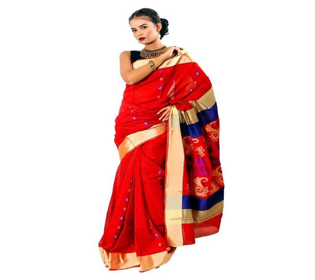 Tosor Silk Saree With Butics 13 Hat With Blouse