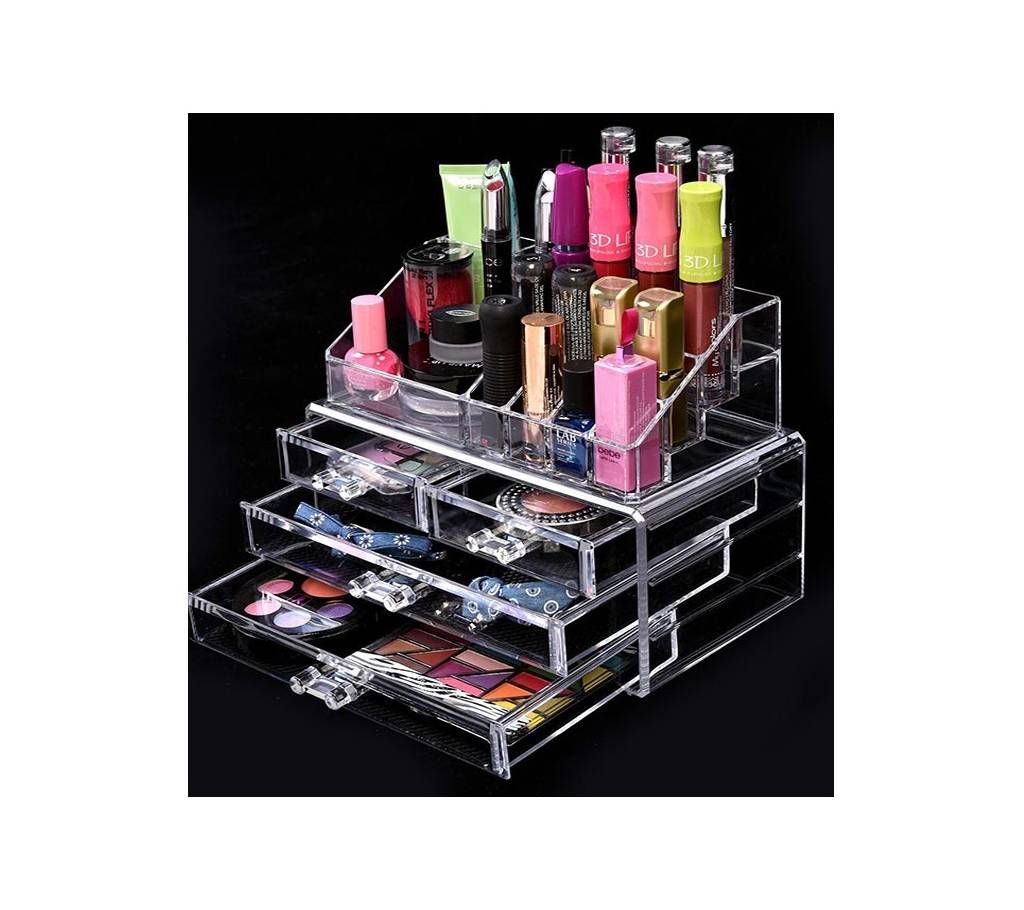 Cosmetics organizer Box - Transparent