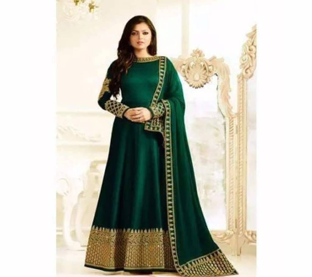 Georgette Unstitched Gown Party dress For Women