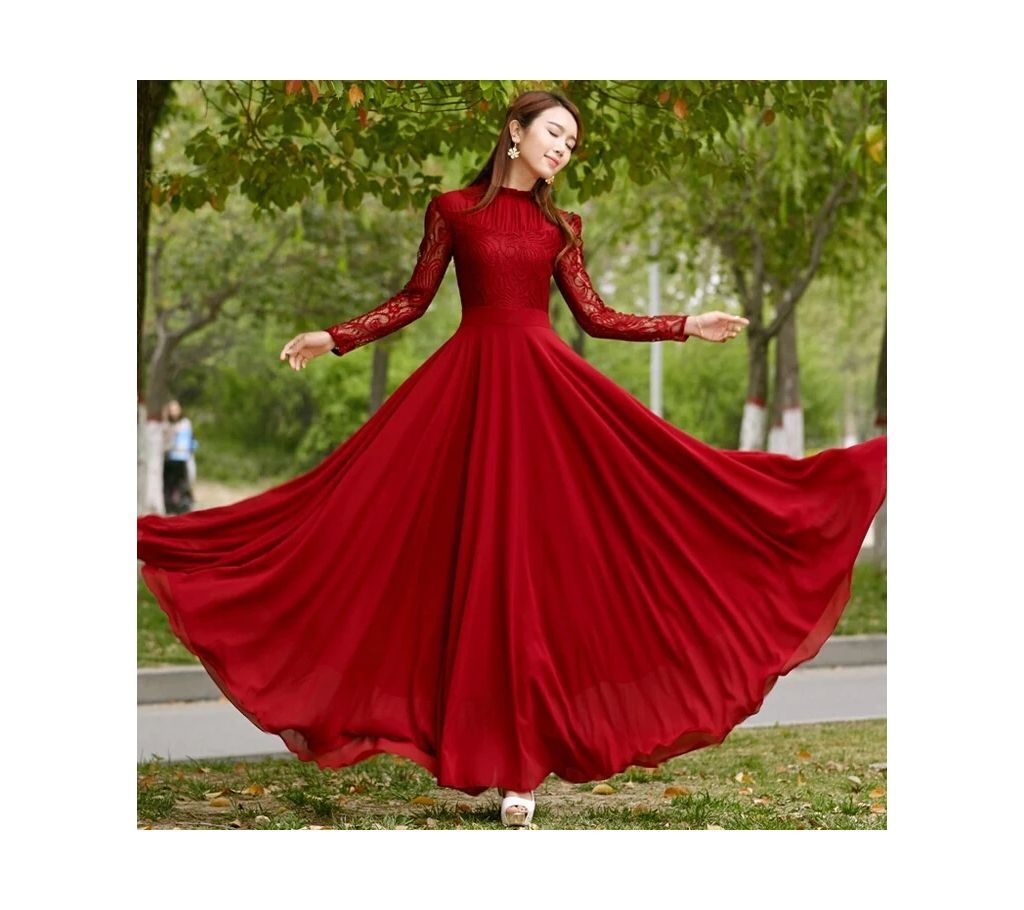 Elegant Chiffon Party Gown