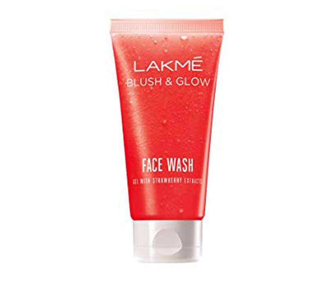 LAKME BLUSH & GLOW STRAWBERRY FACE WASH 50 GM INDIA