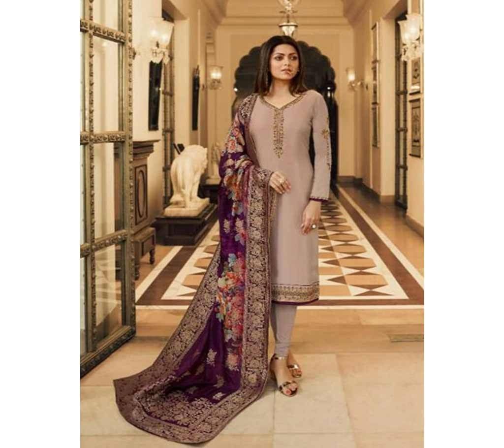 NITYA VOL-134 BY LT FABRICS 3408 Semi-stitched GEORGETTE Suit