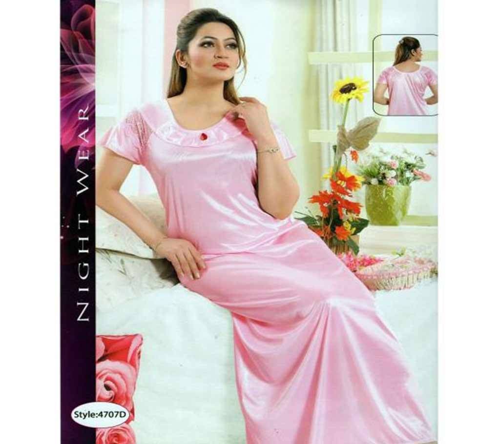 Fashionable One Part Night Dress-4707 D