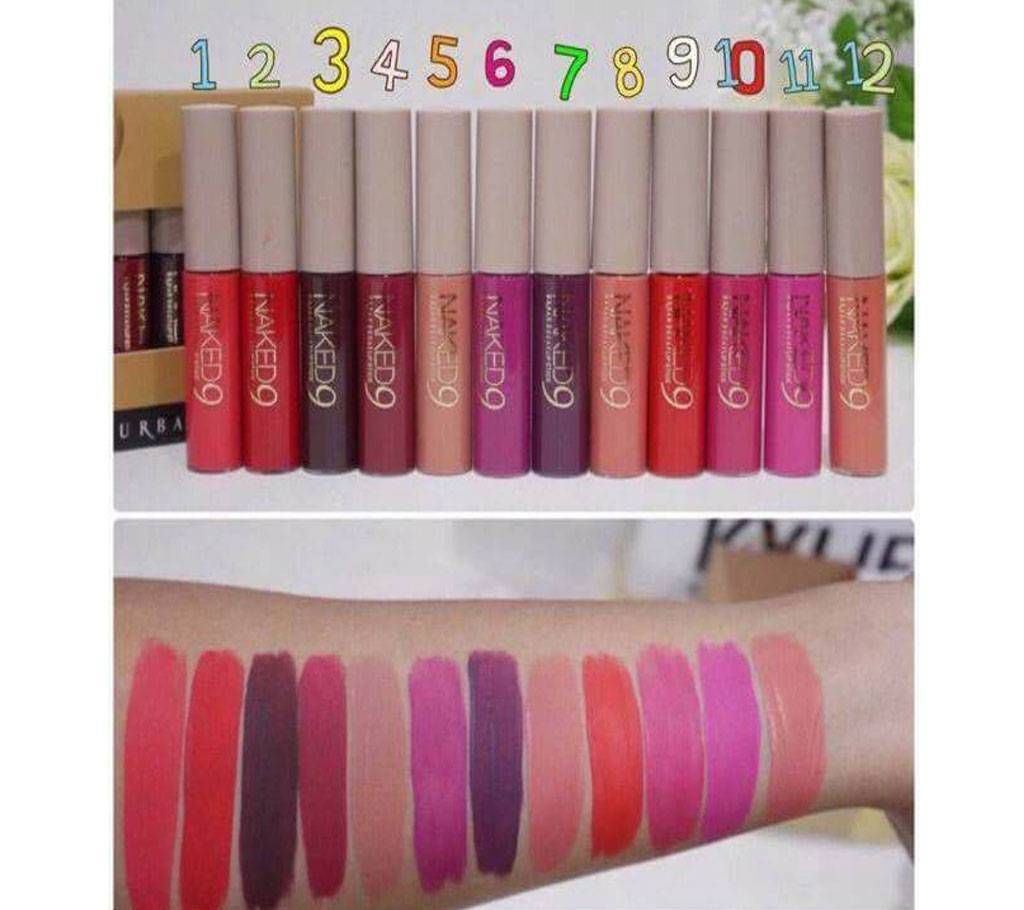 NAKED9 URBAN Lipstick 12PCS - THAILAND