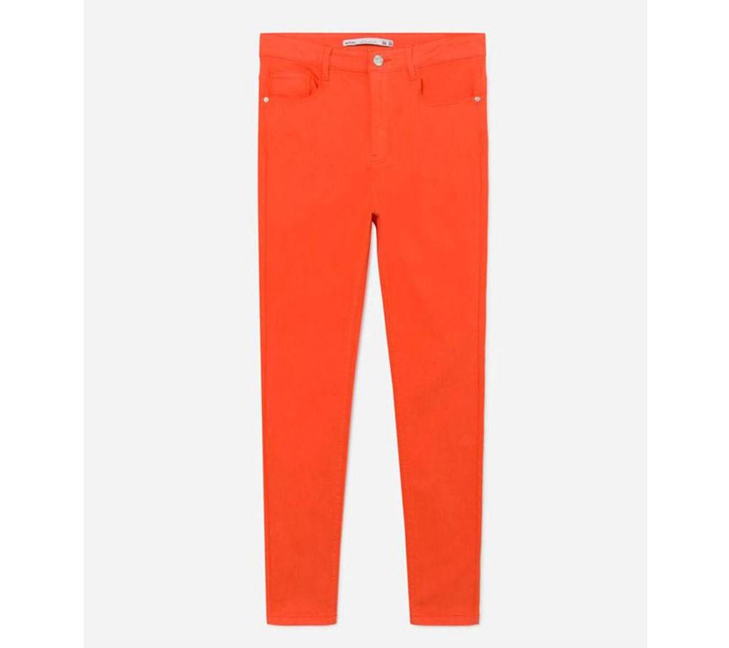 Ladies Colorful Skinny Twill pant
