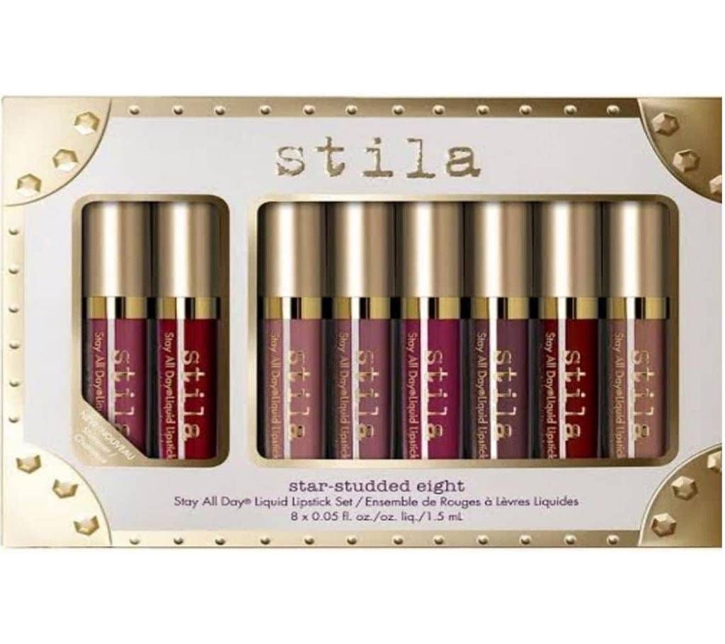 Stila Lequid mat Lipstic -8pcs -   (UK)