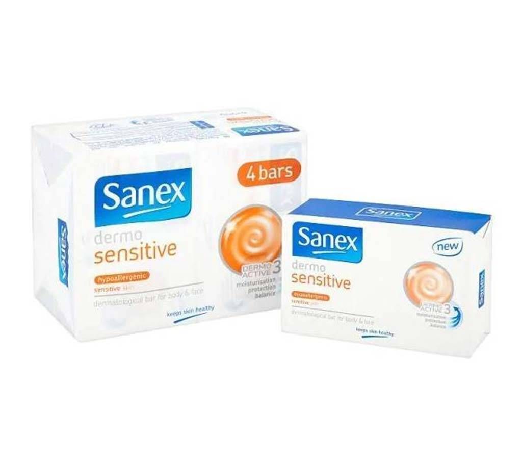 Sanex Dermo Sensitive Skin Hypoallergenic Bar Soap-90gm-Turkey 