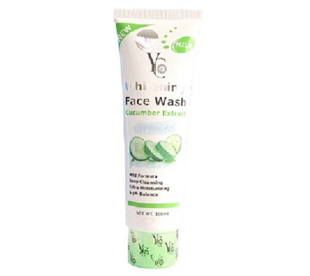 YC Whitening Face Wash Cucumber - 100g