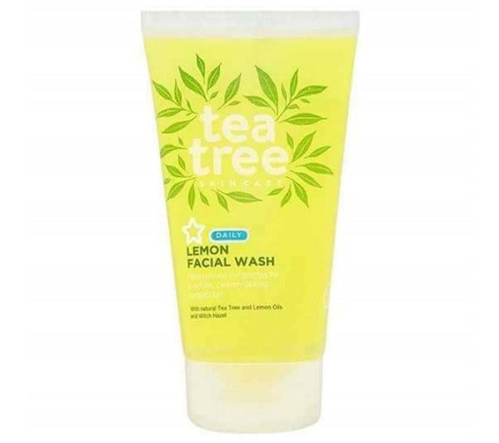 Superdrug Lemon Tea Tree Facial wash (UK)
