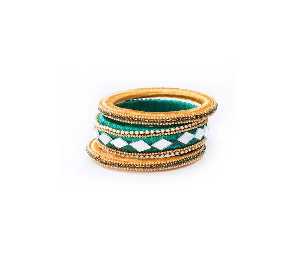 Multi Color Silk Thread Bangles set