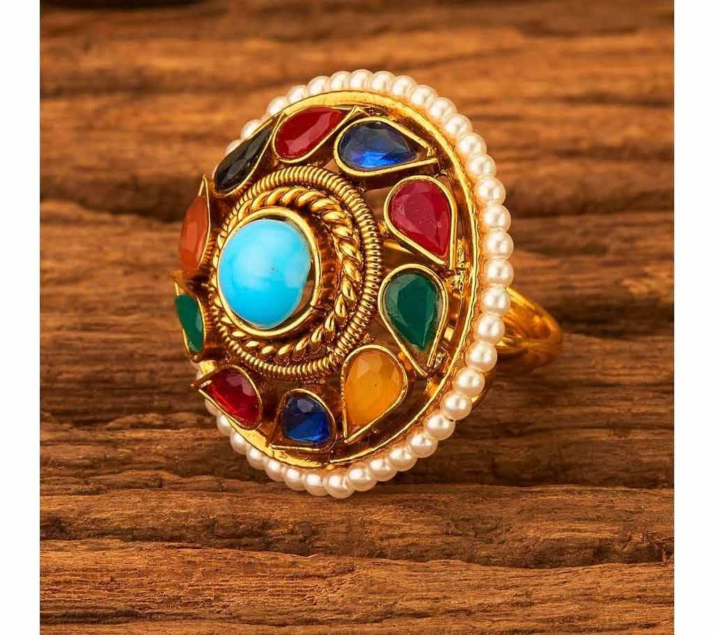ANTIQUE CLASSIC RINGS WITH GOLD PLATING 17251 (by Pink Point - KJ17251)
