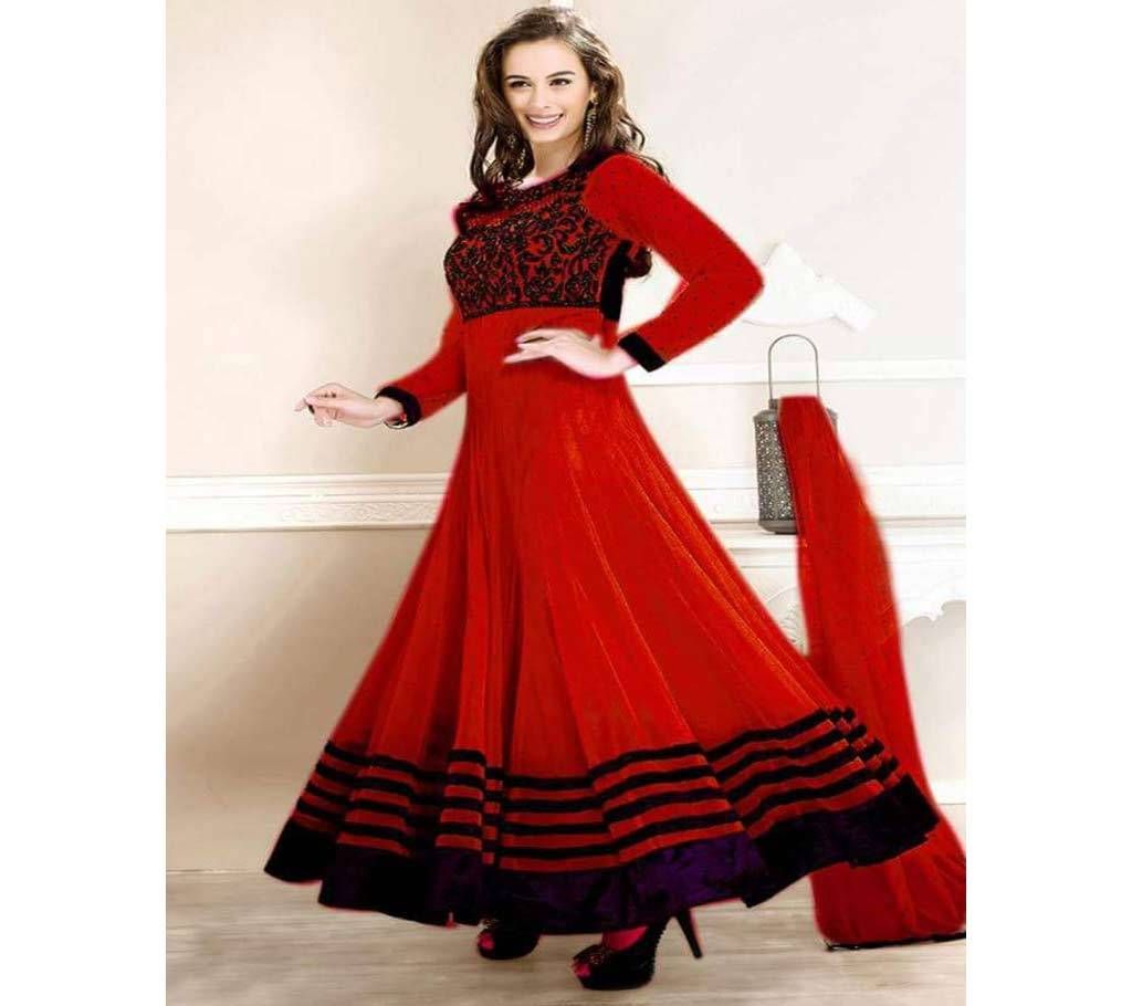Indian Semistitched Embroidery Georgette Dress (Copy)