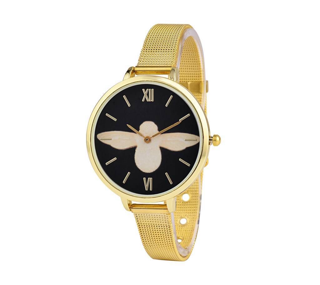 Gold Mesh Belt Multi Face Trendy Quartz Charming Cheap Hand Watch