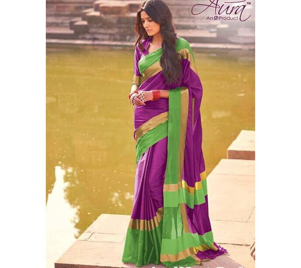 Aura soft katan Silk Sharee