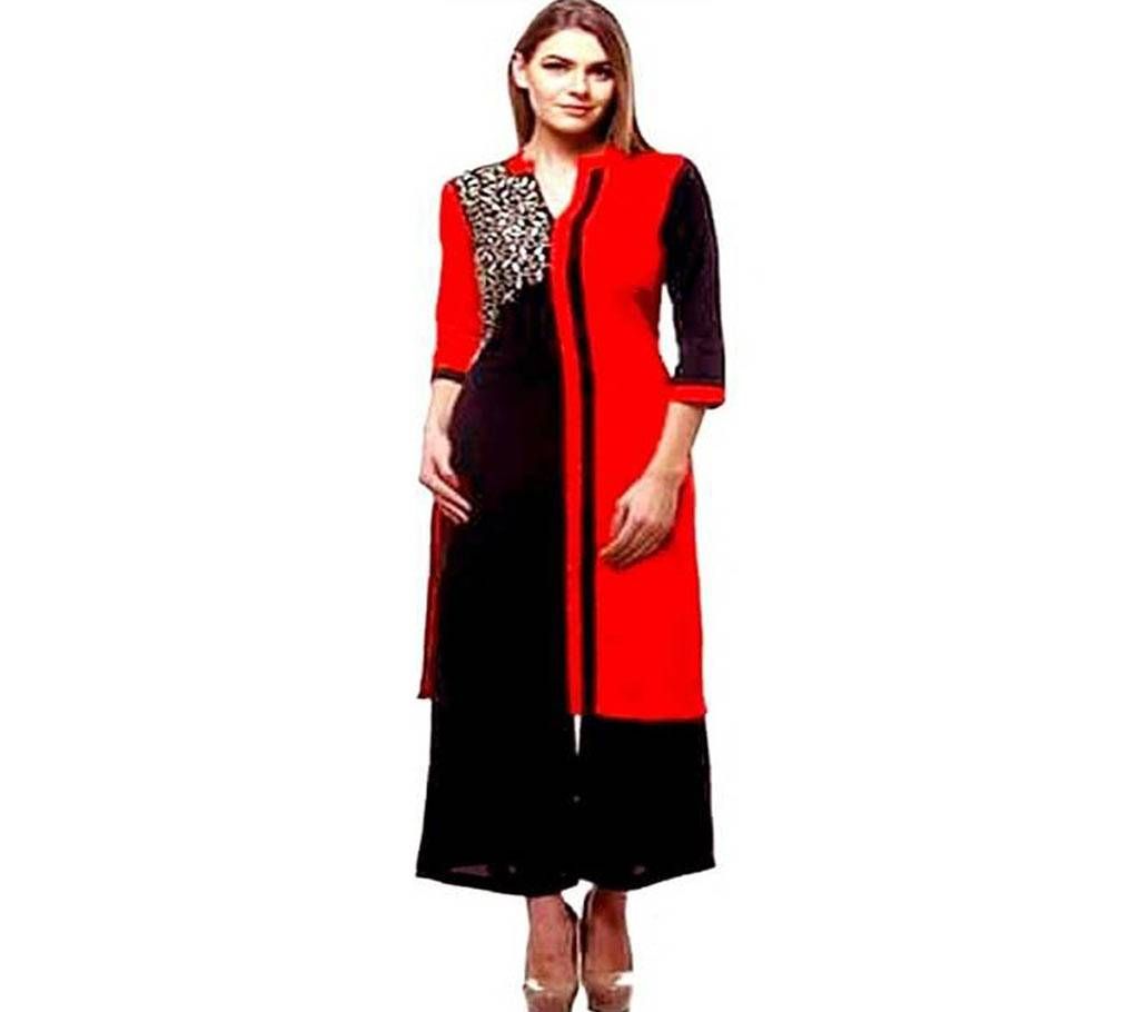unstitched block printed cotton replica salwar kameez seblock-610