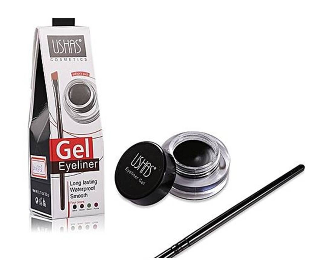 USHAS Eyeliner Gel & Couple Wedding Rings Love Dev