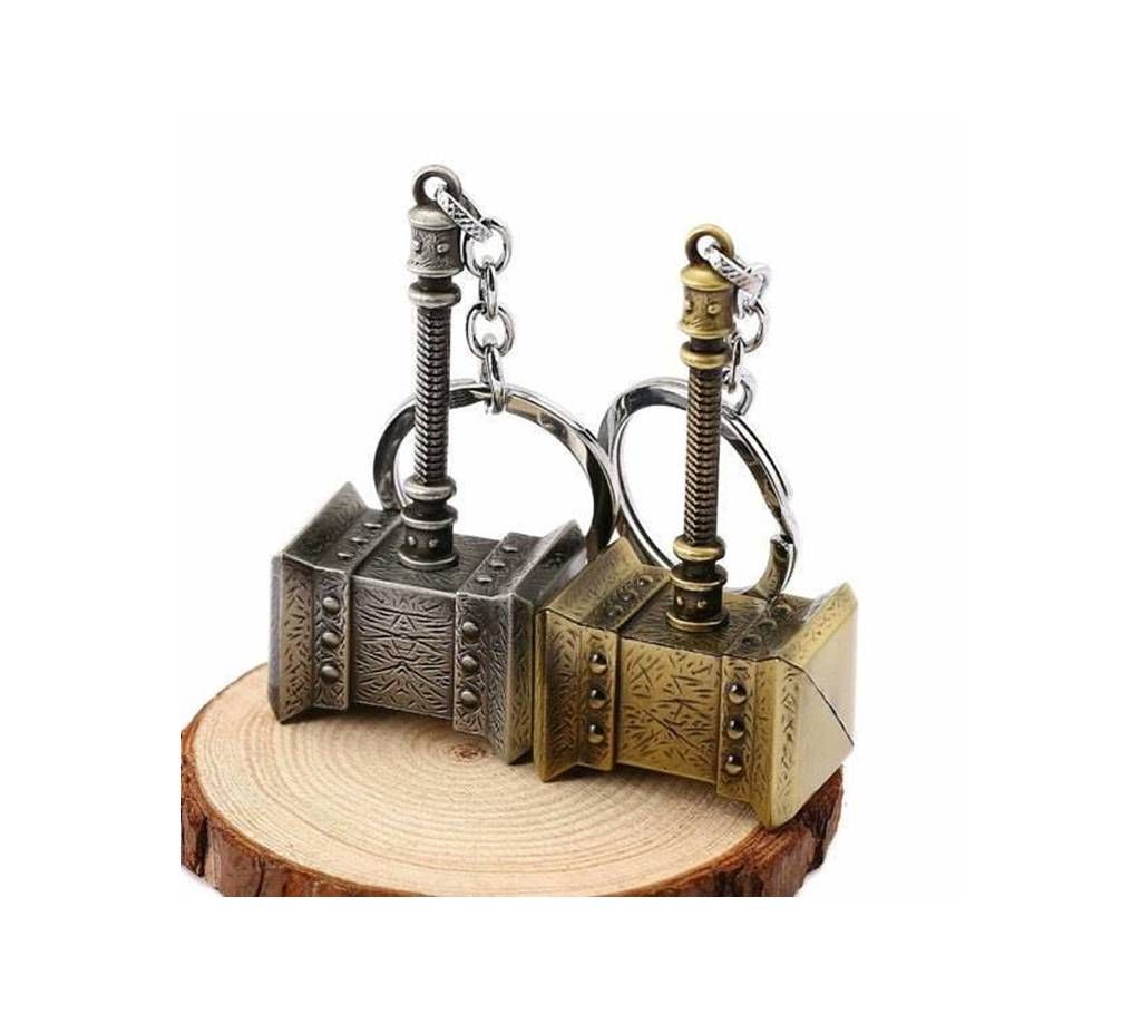 Thor Metal Key Chain & Couple Finger Ring 
