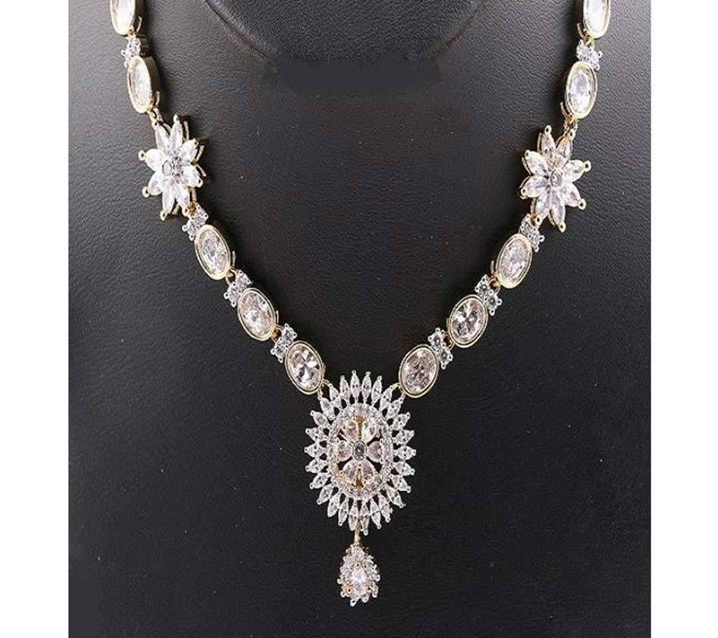 american diamond cut Necklace-801