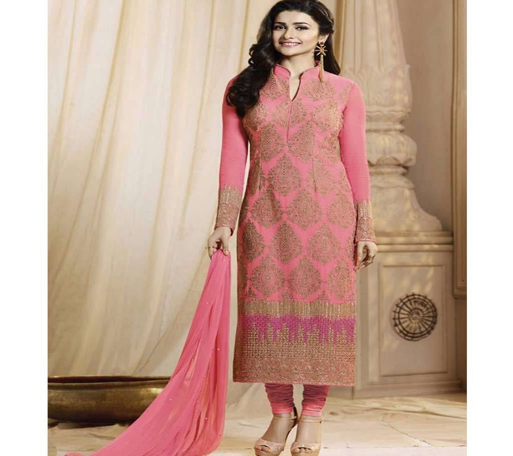 Coral Unstiched georgette Salwar Kameez For Women