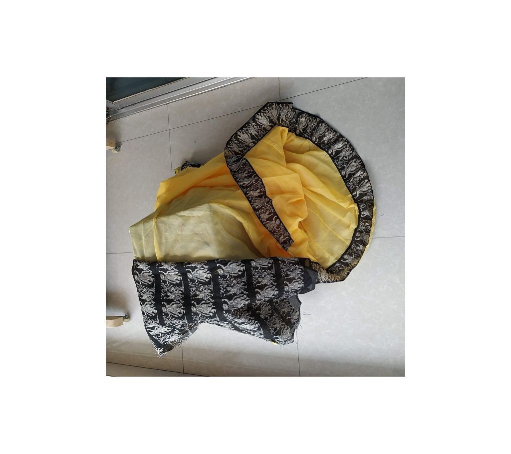 Chanderi Cotton saree - Yellow