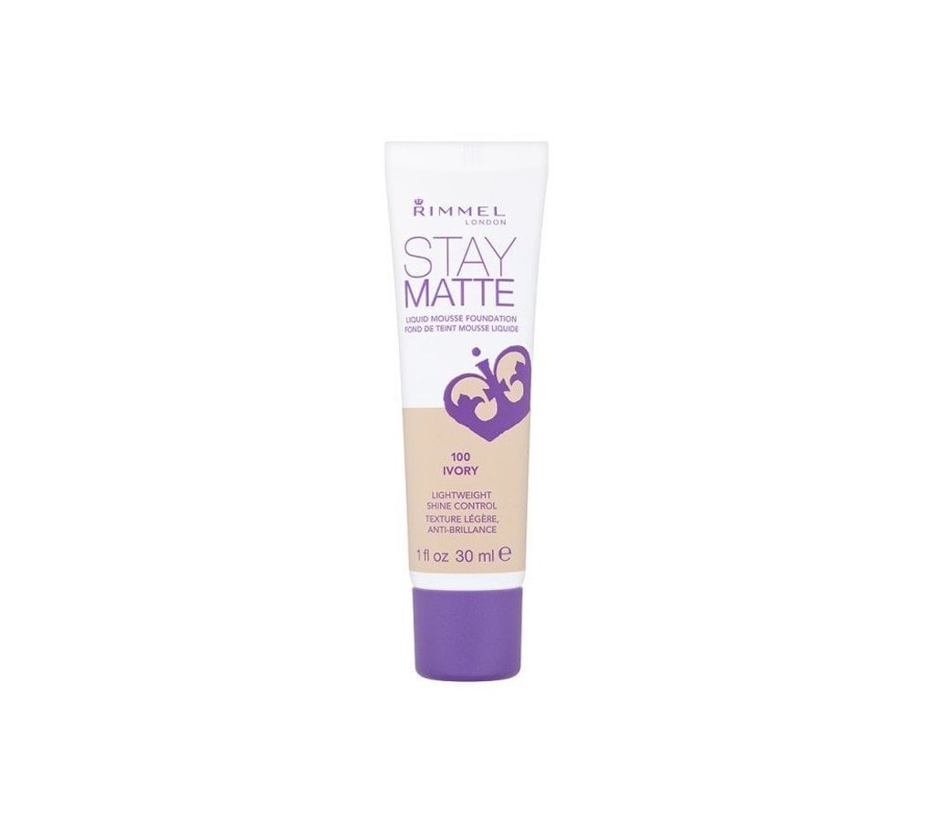 Rimmel Stay Matte Foundation Ivory 30ml - UK 