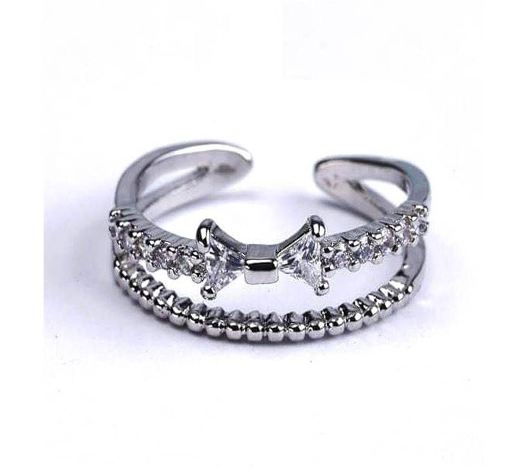 Stone Setting Finger Ring for Ladies 