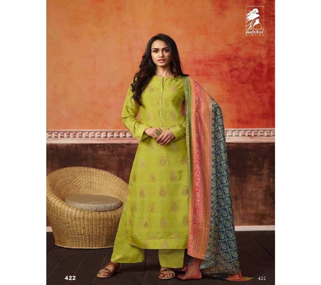 Sahiba Parisha - 422 Unstitched Silk Suit