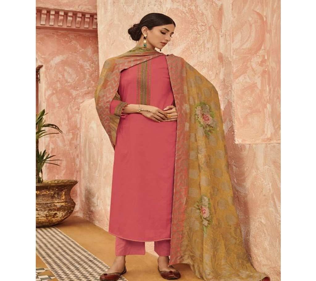 Varsha Pehnawa - 15 Unstitched Moslin Suit