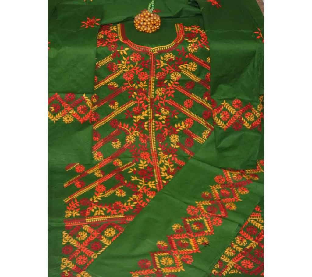 Hand stretch cotton 3 piece salower and kamij