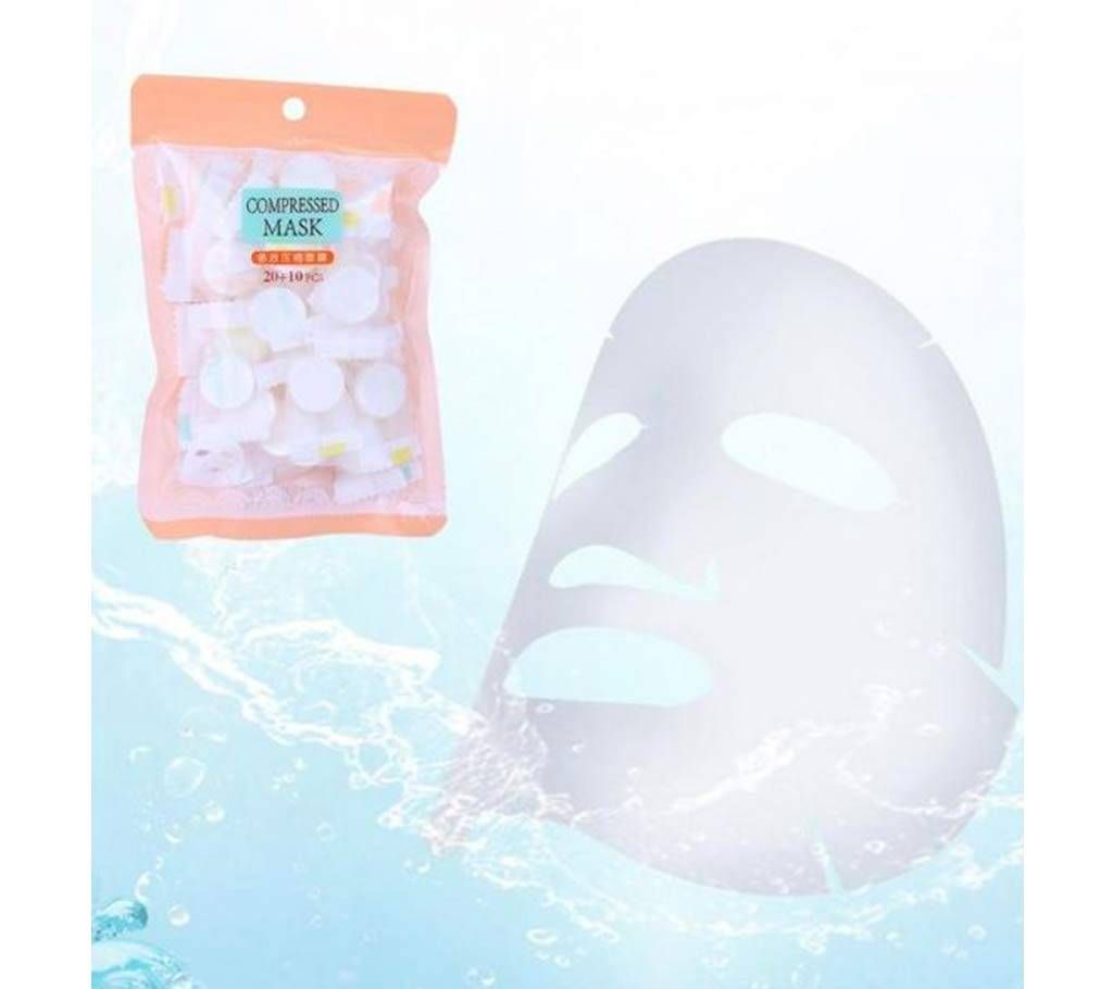 30pcs/bag Facial Compression Mask