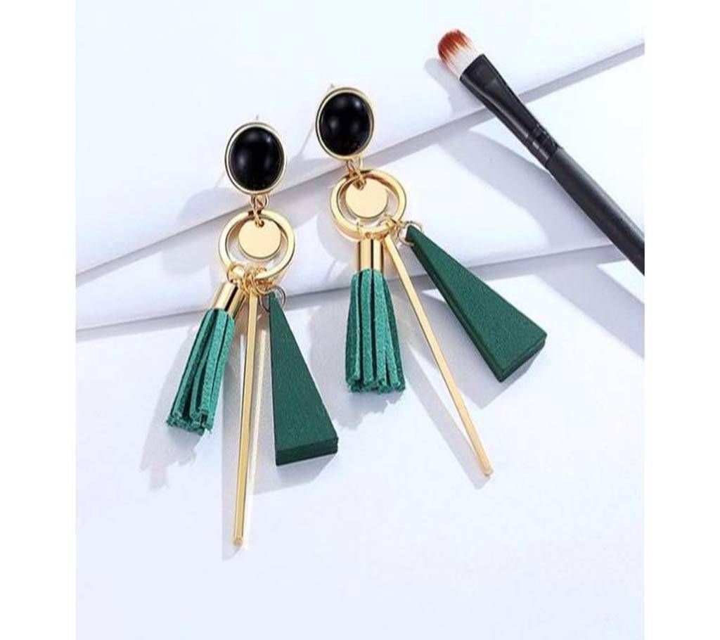 Simple Geometric Tassel Earrings