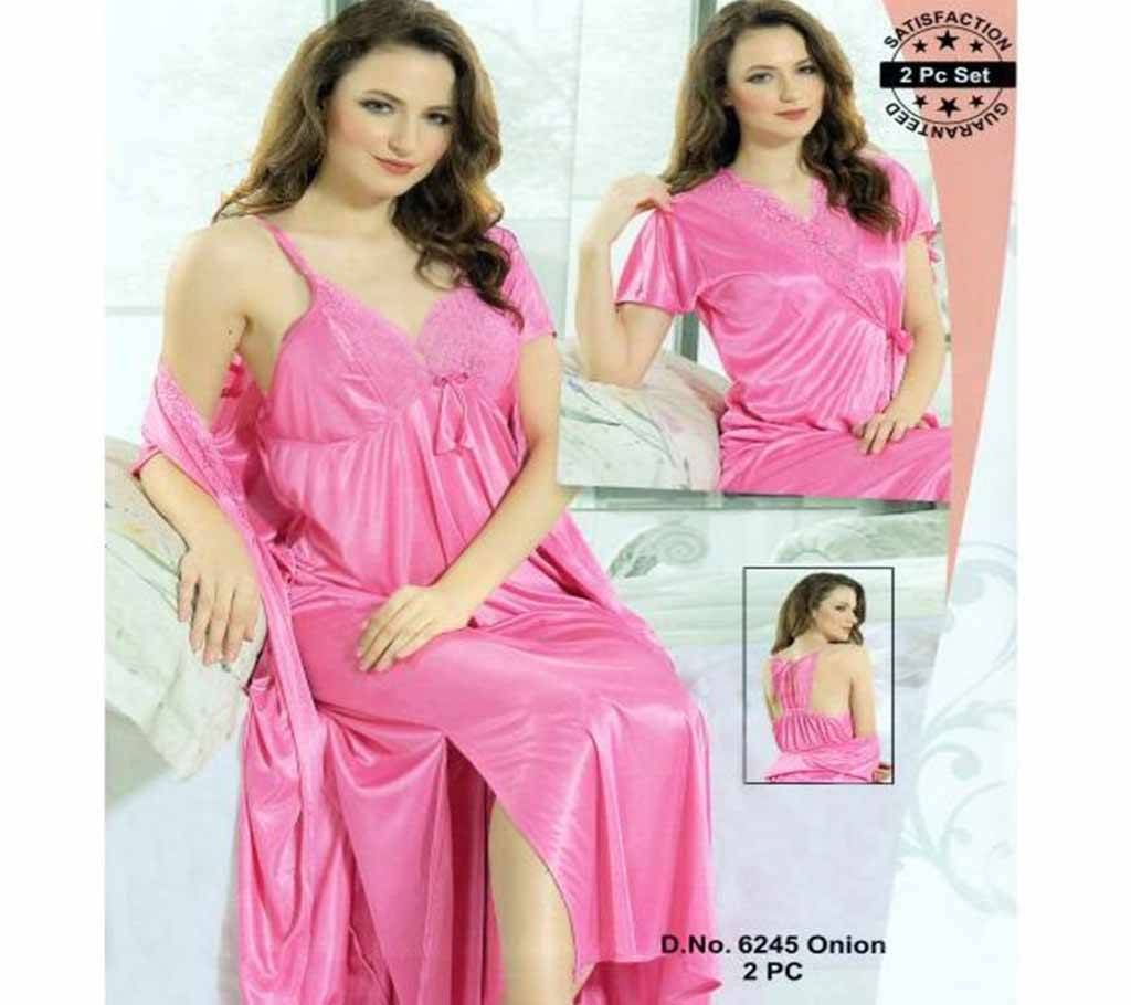 Fashionable Two Part Nighty-6245 Onion