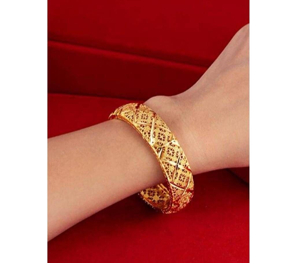 Gold Color Metal Luxary Bangles Bracelets  for Women