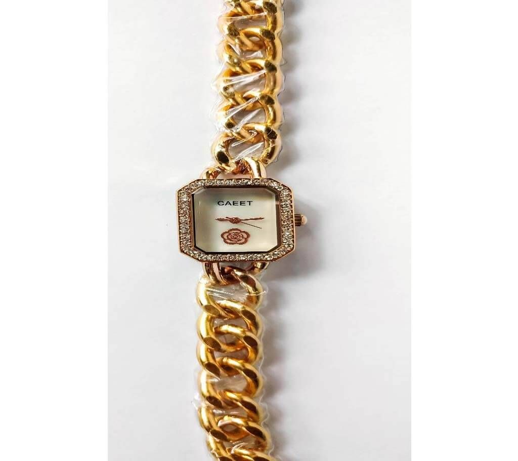 Caeet Box Women Steel Stainless Fashion Wrist Watch