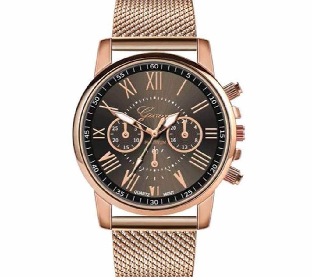 Luxury Quartz Stainless Steel  Wrist Watch  For  women