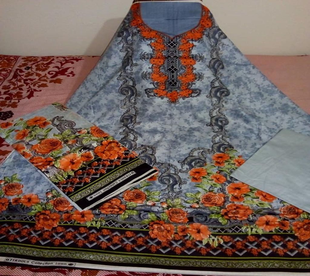 Print Cotton Three Piece .02