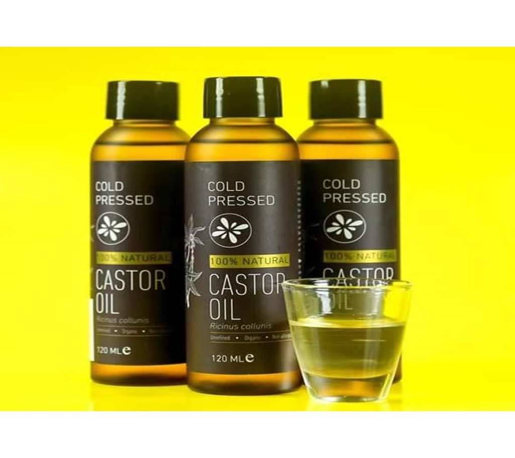  Cold pressed castor oil 120 ml-USA
