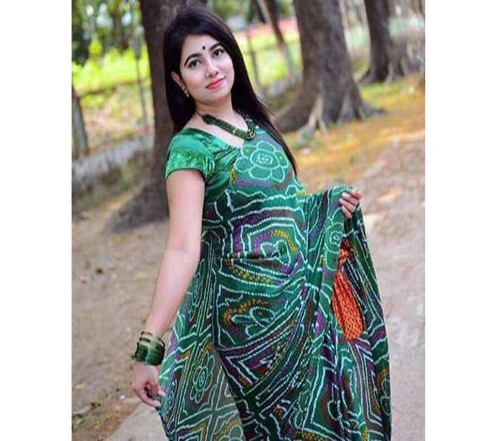 Indian Chundri Silk Sharee