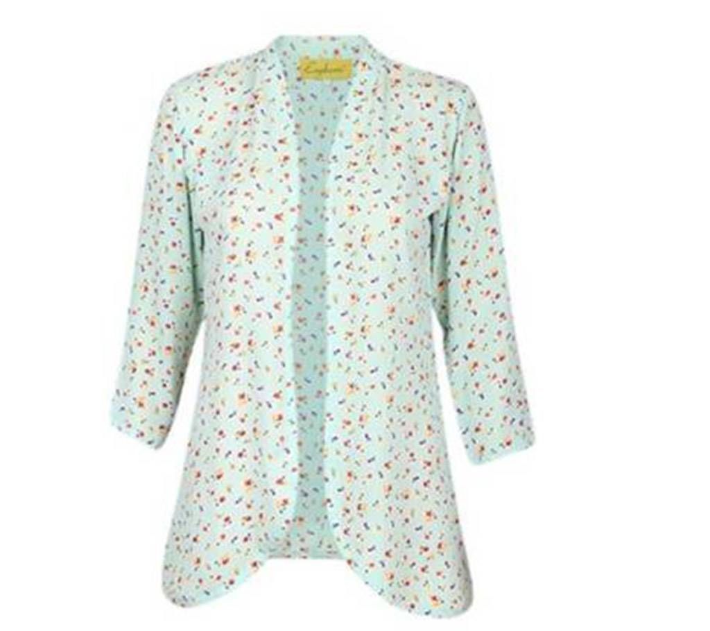 Multi Color Shimmer Georgette Tops