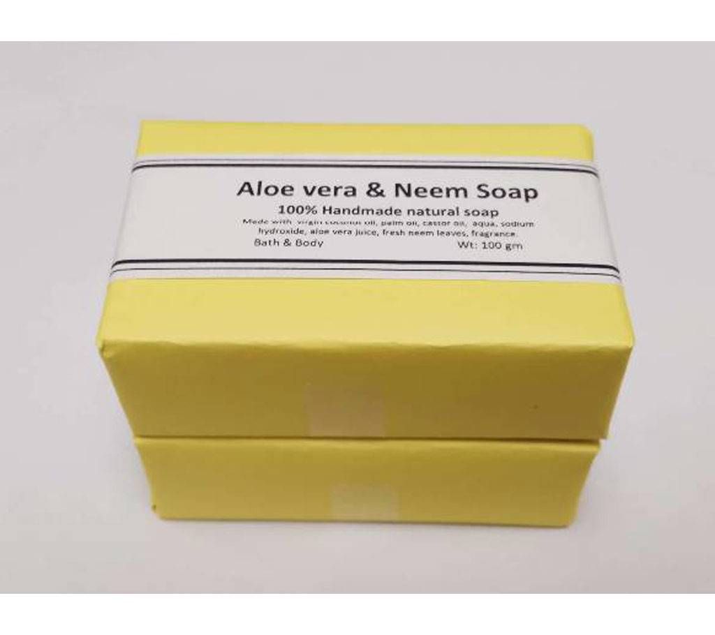 Aloe vera & Neem Soap(2 Pieces)
